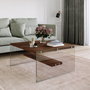 Hanah Home Mesa de Centro S100 en Nogal